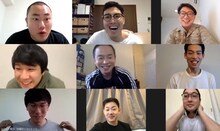 「お助け！コントット」のオンライン会議に出席する、ゾフィー、ハナコ、かが屋、ザ・マミィ。写真は番組ロゴが発表されたときの様子。(c)テレビ朝日