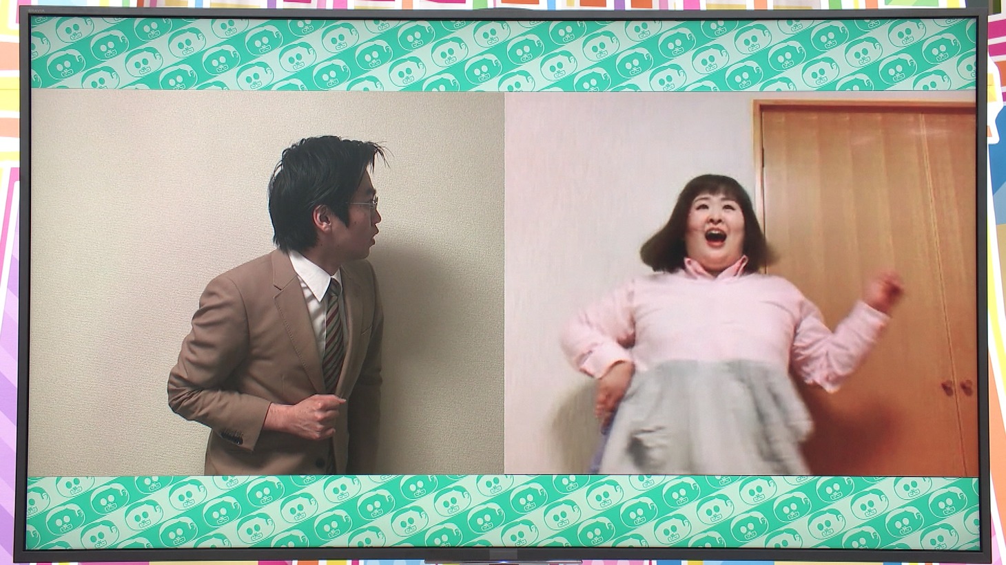 東京ホテイソンたける（左）と3時のヒロインかなで（右）。(c)中京テレビ