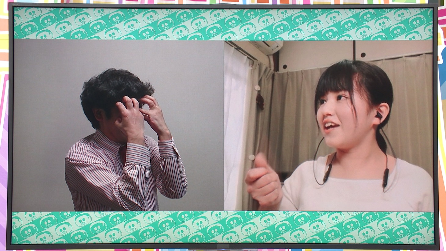 流れ星ちゅうえい（左）と完熟フレッシュ・レイラ（右）。(c)中京テレビ