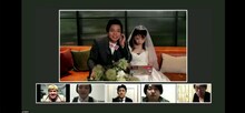 バンビーノ藤田のオンライン結婚式の様子。