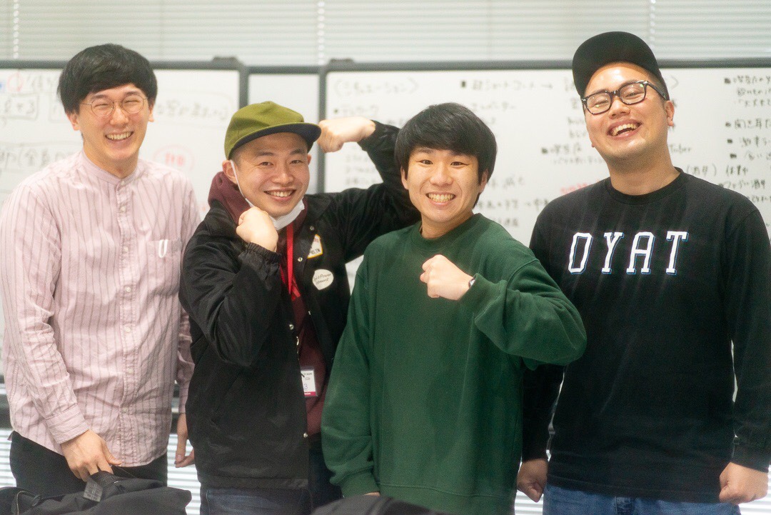 （左から）ザ・マミィ林田、ゾフィー上田、ハナコ秋山、ハナコ岡部。(c)テレビ朝日