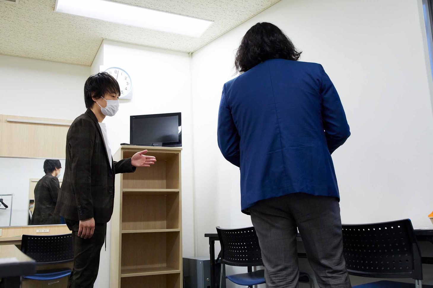 ネタ合わせする見取り図。