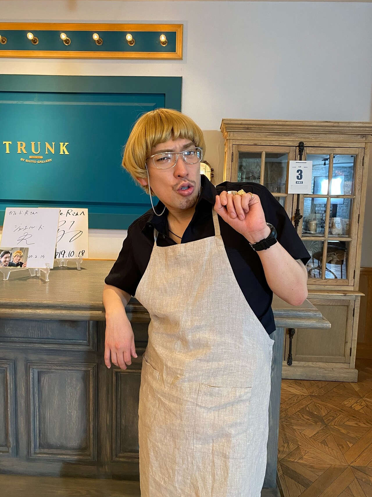 りんたろー。＆ハナコ菊田「THE突破ファイル」撮影の合間に大盛り上がり