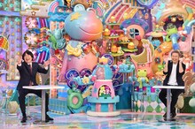 （左から）蛍原徹、品川庄司・品川。(c)テレビ朝日