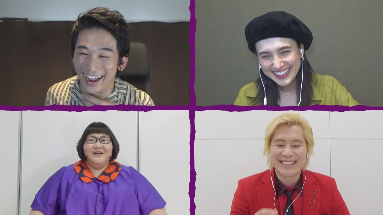 HONEBONE（上段）とメイプル超合金。(c)CBC