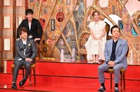 （前列左から）陣内智則、勝村政信、（後列左から）武井壮、堀田茜。(c)ABCテレビ
