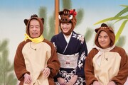 左から林家木久扇、綾瀬はるか、林家三平。(c)日本テレビ