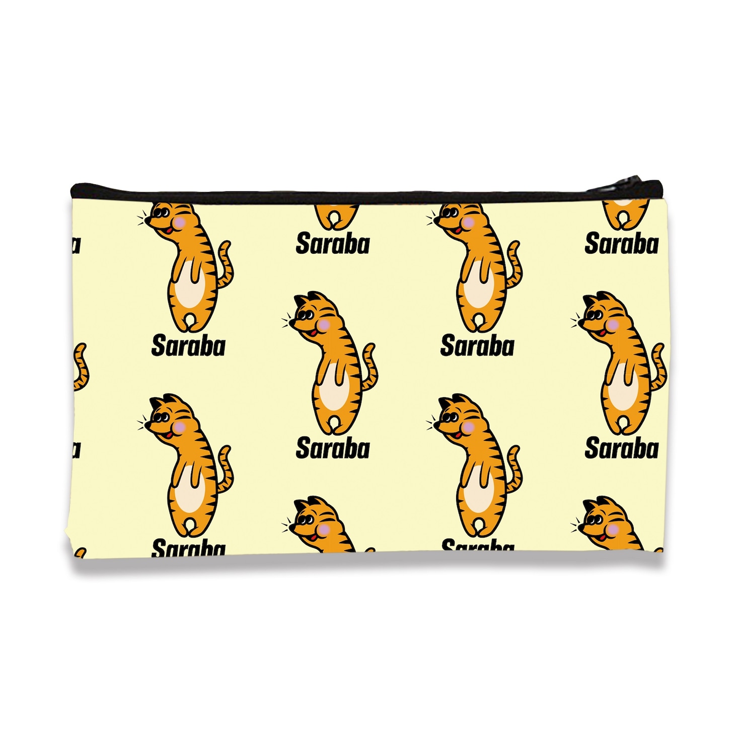 “会長”が描かれたポーチ。