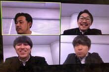 「勇者ああああ」に出演するアルコ＆ピース、オズワルド。