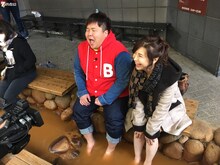 左からミサイルマン西代、シルク。