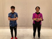 チームを組んだfantom（左）とナインティナイン矢部（右）。