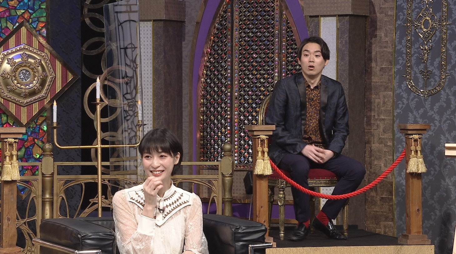 手前からデコウトミリ、クマムシ佐藤。(c)日本テレビ