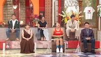 「ホンマでっか!?TV 2時間SP」内の「ホンマでっか!?八王子市民人生相談」コーナーに出演するフワちゃん（前列中央）、アンジャッシュ児嶋（後列右）ら。(c)フジテレビ