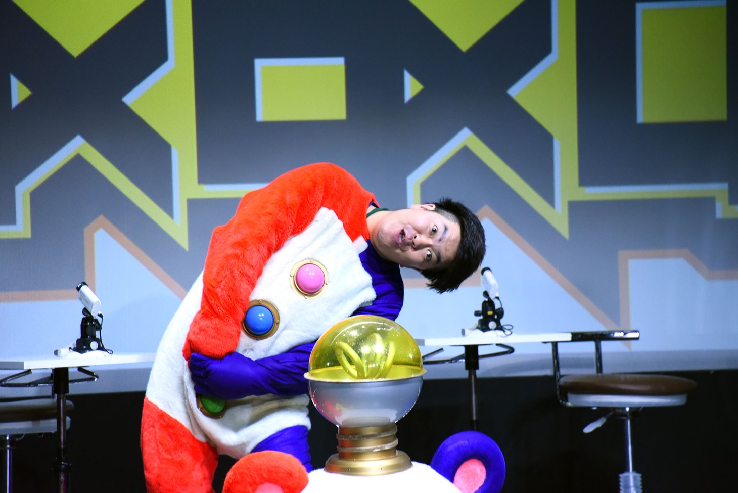 ピラメキパンダの中に入っていたGO！皆川がイベントを締めくくった。