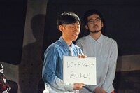 企画コーナーの様子。トンツカタン森本。