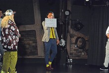 企画コーナーの様子。トム・ブラウン布川。