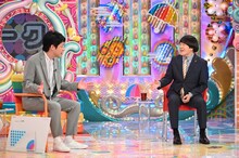 （左から）麒麟・川島、蛍原徹。(c)テレビ朝日
