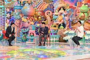 「アメトーーク!」の「小物MC芸人」企画に出演する(左から)蛍原徹、オードリー若林、千鳥ノブ。(c)テレビ朝日