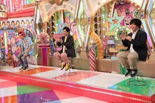 （左から）EXIT兼近、霜降り明星せいや、宮下草薙・草薙。(c)テレビ朝日