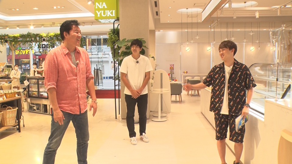 左から川合俊一、からし蓮根。(c)読売テレビ