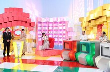 「まさかのバーサーカー」に出演する（左から）南海キャンディーズ山里、澤田有也佳アナ、佐藤ノア、天竺鼠・川原、笑い飯・西田。(c)ABCテレビ