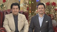 ゲストの小手伸也（左）。と有田P。