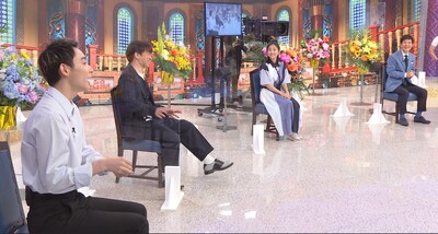 「夏の超特大さんま御殿!! 激レア家族が大集合！浴衣女だらけで七夕祭」のワンシーン。(c)日本テレビ