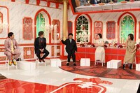 （左から）霜降り明星せいや、EXITりんたろー。、ミキ亜生、オアシズ。(c)TBS