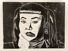 ニューヨーク屋敷の版画作品。