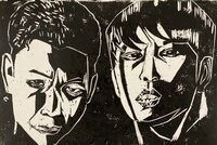 ニューヨーク屋敷の版画作品。