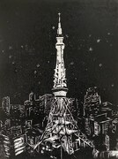 ニューヨーク屋敷の版画作品。