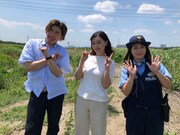 左からEXITりんたろー。、久住小春、磯山さやか。(c)日本テレビ