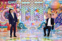 （左から）蛍原徹、品川庄司・品川。(c)テレビ朝日