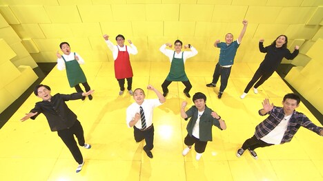 「お助け！コントット」に出演する（左から）ザ・マミィ、ゾフィー、ハナコ、かが屋。(c)テレビ朝日