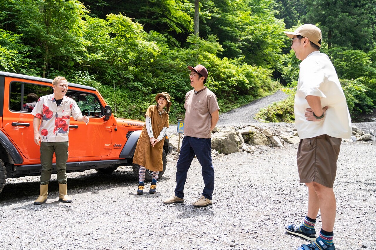 「おぎやはぎのハピキャン ～キャンプはじめてみました～」より。(c)メ～テレ