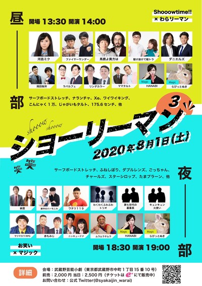 「第3回 ショーリーマン」フライヤー