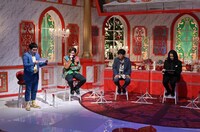 （左から）霜降り明星せいや、EXITりんたろー。、ミキ亜生、ピース又吉。(C)TBS