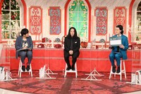 （左から）ミキ亜生、ピース又吉、霜降り明星・粗品。(c)TBS