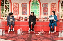 （左から）ミキ亜生、ピース又吉、霜降り明星・粗品。(c)TBS