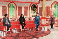 （左から）ミキ亜生、ピース又吉、霜降り明星・粗品、EXIT兼近。(c)TBS