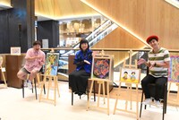 左からプラス・マイナス岩橋、南海キャンディーズしずちゃん、ロバート山本。