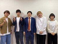 左から三四郎・小宮、ひつじねいり、三四郎・相田、K-PROの児島気奈代表。