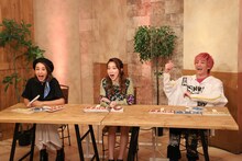 （左から）鈴木紗理奈、ファーストサマーウイカ、EXIT兼近。(c)関西テレビ