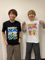 「三四郎×MOUNTAIN GRAPHICS Tシャツ」着用イメージ