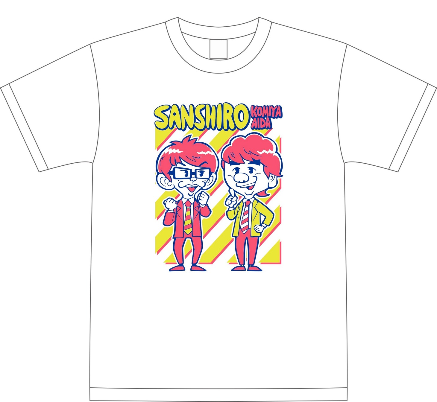 「三四郎×MOUNTAIN GRAPHICS Tシャツ（白）」