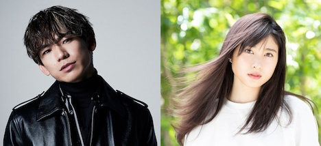 「フード・ラック！食運」に出演する（左から）EXILE NAOTO、土屋太鳳。