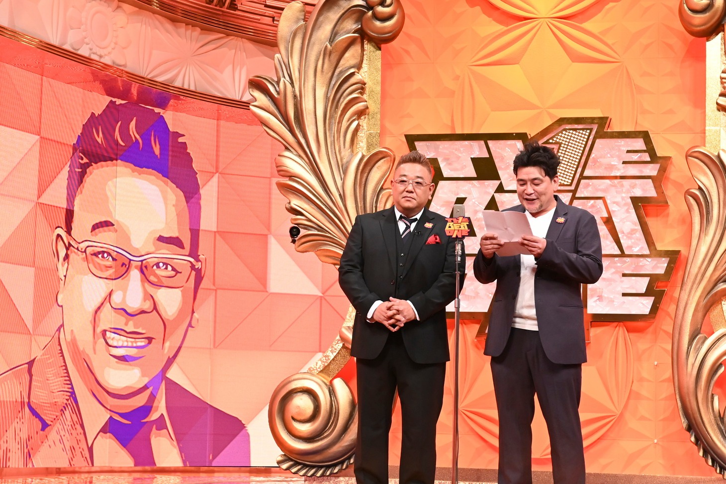 「ザ・ベストワン」に出演するサンドウィッチマン。(c)TBS