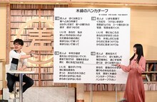 「この差って何ですか？SP」で昭和ポップスの魅力を紐解く（左から）土田晃之、田村芽実。(c)TBS