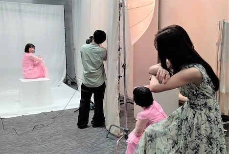 撮影の様子。(c)日本テレビ