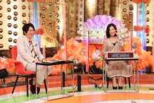 「華丸大吉＆千鳥のテッパンいただきます！」に出演する（左から）博多大吉と檀れい。(c)関西テレビ